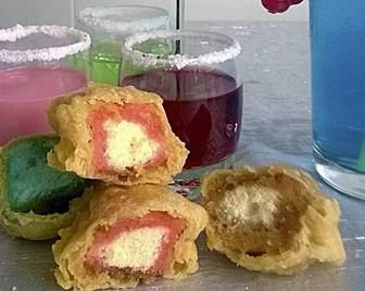 Алкоголь, зажаренный во фритюре